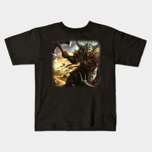 Viking warrior going to war Kids T-Shirt